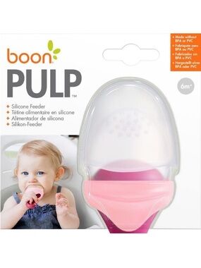 Boon Pulp Silicone Feeder - Pink